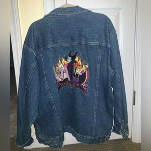 Vintage Disney Villains Characters Denim Jacket